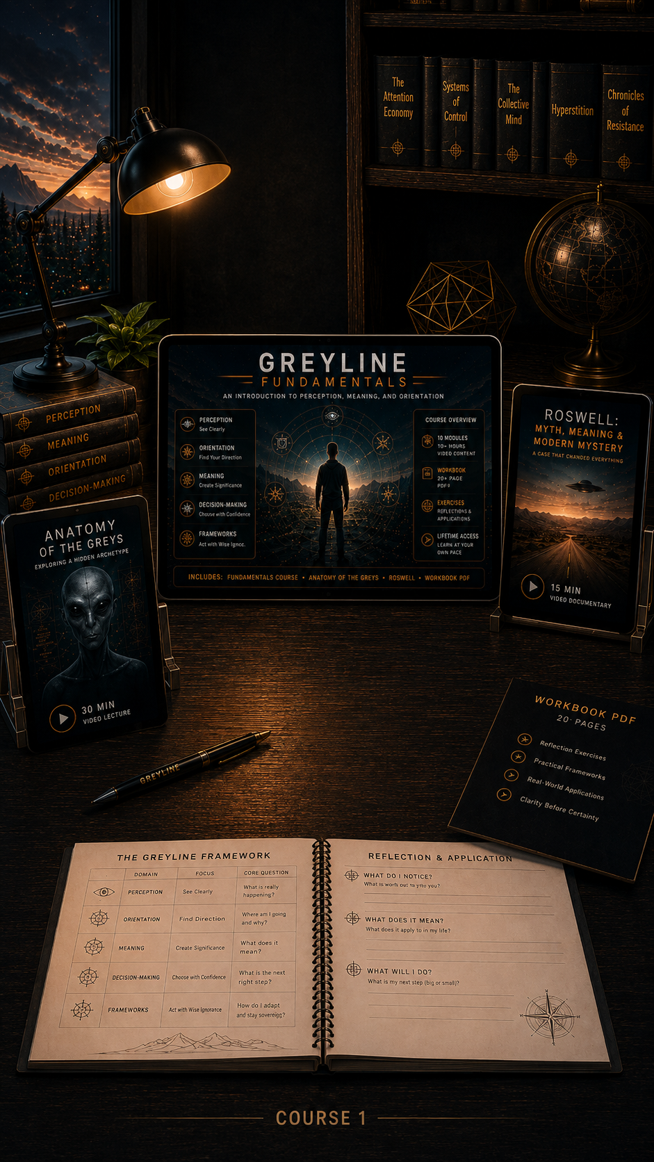 GREYLINE FUNDAMENTALS — COURSE & WORKBOOK BUNDLE